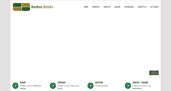 Desktop Screenshot of bostonblinds.co.za